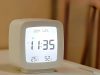 Ébresztőóra dátummal és hőmérséklettel szundi funkcióval lcd nedvesség a levegőben