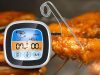 Digitális húshőmérő grillezéshez szondával és időzítővel, -50–300 °C