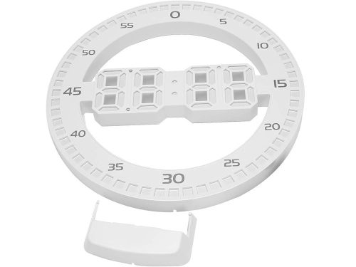 Modern led elektronikus asztali kerek óra hőmérővel, ébresztő funkcióval, háttérvilágítással