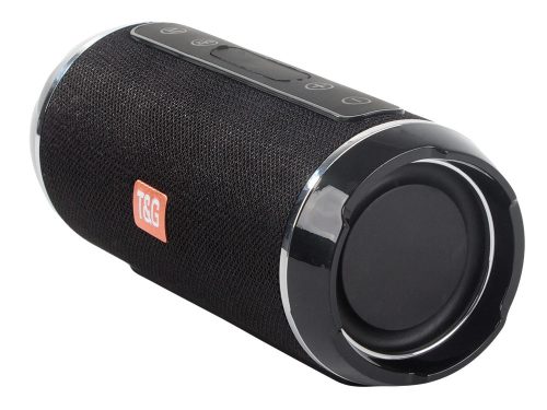 T&G TG116 hordozható akkumulátoros boombox hangszóró, Bluetooth 5.3, AUX, Fekete