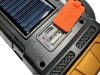 Napelemes zseblámpa hordozható újratölthető led cob powerbank reflektor