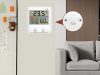 HŐMÉRŐ IDŐJÁRÁS ÁLLOMÁS BELSŐ HIGROMÉTER ÓRA AKKUMULÁTOR LCD