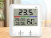 HŐMÉRŐ IDŐJÁRÁS ÁLLOMÁS BELSŐ HIGROMÉTER ÓRA AKKUMULÁTOR LCD
