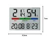 IDŐJÁRÁS ÁLLOMÁS HŐMÉRŐ HIGROMÉTER LCD ÓRA DÁTUM PÁRATARTALOM HŐMÉRSÉKLET