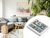 IDŐJÁRÁS ÁLLOMÁS HŐMÉRŐ HIGROMÉTER LCD ÓRA DÁTUM PÁRATARTALOM HŐMÉRSÉKLET