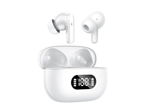 kéktooth vezeték nélküli fülhallgató ledes töltő tokkal és mikrofonnal