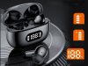 Bluetooth vezeték nélküli fülhallgató Ledes töltő tokkal és mikrofonnal