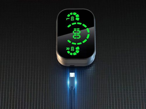 TWS Bluetooth 5.3 Fülhallgató Powerbank Funkcióval és Tükör Kijelzővel