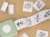 FEHÉR NYOMTATÓPAPÍR tekercs mini nyomtatóba - 5 DB 