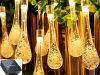 Napelemes fények kerti jégcsap füzér terasz erkély 100 led