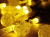 Napelemes fények kerti jégcsap füzér terasz erkély 100 led