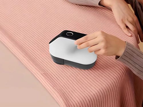 Elektromos textilborotva és szöszeltávolító LCD kijelzővel, 6 pengével, USB-C töltéssel