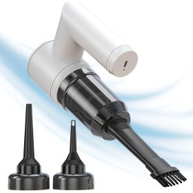   Vezeték Nélküli Kézi Porszívó és Légfúvó 2 az 1 ben, USB-s Autós és Billentyűzet Tisztító, 2000mAh
