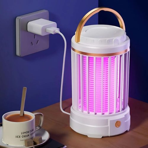 Szúnyogriasztó uv led újratölthető függő lámpa 2 üzemmóddal