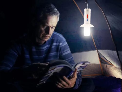 Utazási kemping fáklya lámpa multifunkcionális powerbank 3 világítási mód