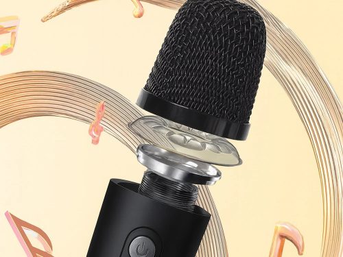 Bluetooth karaoke hangszóró mikrofonnal és RGB fénnyel