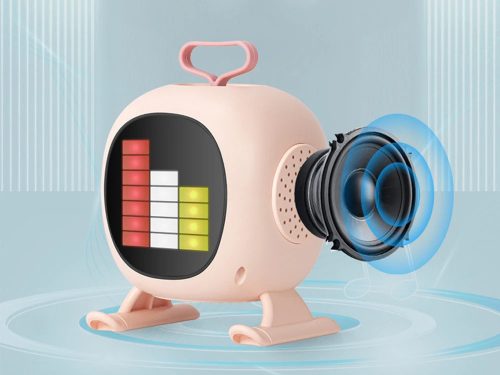 Bluetooth karaoke hangszóró mikrofonnal és RGB fénnyel
