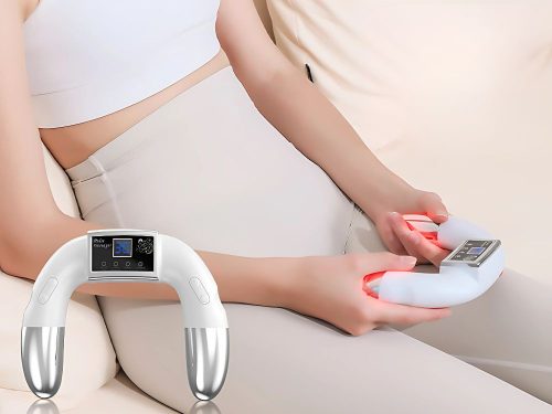 Kézi masszírozó ems elektrostimulátor impulzus terápia feszültség fájdalmak stressz