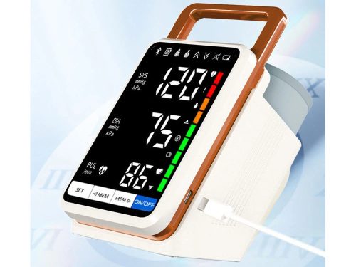 Akkumulátoros felkaros vérnyomásmérő, LCD, 22–32 cm