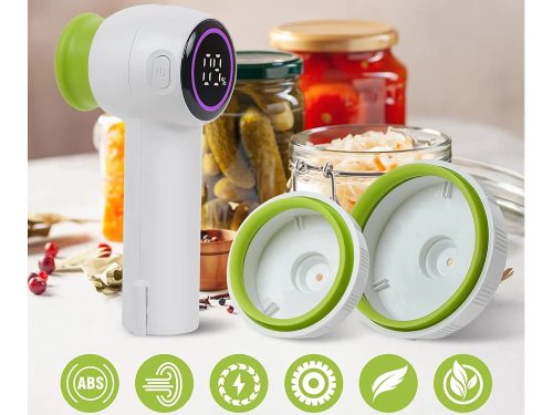 Elektromos Élelmiszer vákuumozó szivattyú LED kijelzővel + vákuum tasakok