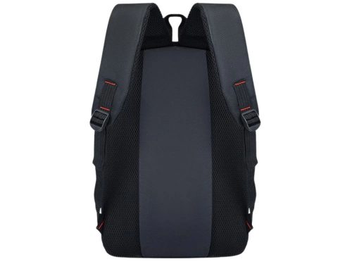 Városi, iskolai sport hátizsák 3 rekesszel és 15,6" laptop tartóval – Fekete