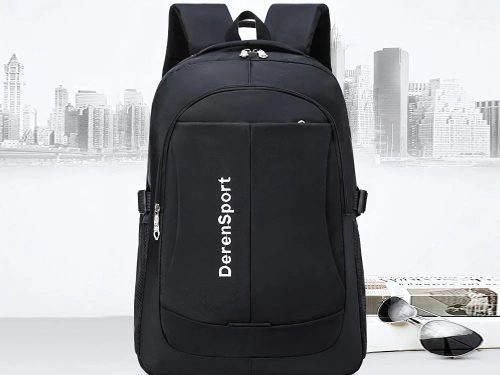 Városi hátizsák iskola ifjúsági sport 10l fekete 2 rekesz laptophoz