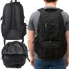 Multifunkcionális Túra Hátizsák 35L, USB Csatlakozóval, Fekete 