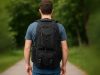 Multifunkcionális Túra Hátizsák 35L, USB Csatlakozóval, Fekete 