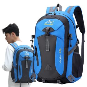 Tartós 40 literes Túra, trekking hátizsák, kék