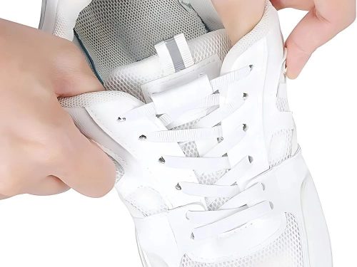 Kötés nélküli elasztikus cipőfűző mágneses kapoccsal 2 db, 100 cm