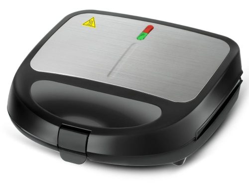 Tapadásmentes 3 az 1-ben kenyérpirító, gofrisütő, fánksütő, cserélhető sütőlapok, 850W
