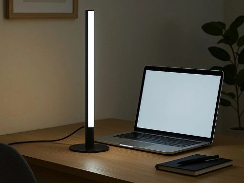 Modern dekoratív led álló/aszatali oszloplámpa, 3 fénymód, 40cm