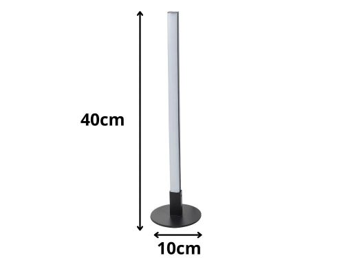 Modern dekoratív led álló/aszatali oszloplámpa, 3 fénymód, 40cm