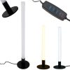 Modern, dekoratív 40 cm-es led álló/asztali oszloplámpa, 3 szín árnyalattal