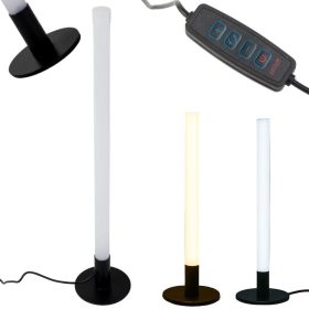   Modern, dekoratív 40 cm-es led álló/asztali oszloplámpa, 3 szín árnyalattal