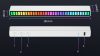 Ritmusra világító LED RGB Lámpa rúd, 18 fény móddal