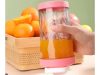 Hordozható USB-s, vezeték nélküli smoothie-keverő, jégaprító, rózsaszín
