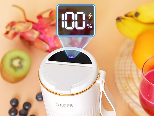 Blender smoothie-k, koktélok és gyümölcslevek készítéséhez, hordozható, USB-s, vezeték nélküli, praktikus