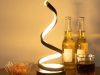 Spirál LED asztali lámpa, 3 fény szín, USB fényerő szabályozás