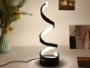 Spirál LED asztali lámpa, 3 fény szín, USB fényerő szabályozás