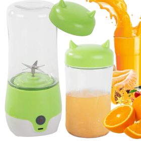   Vezeték Nélküli Hordozható Turmixgép – USB Smoothie Blender, zöld