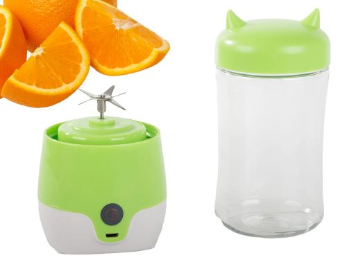 Vezeték Nélküli Hordozható Turmixgép – USB Smoothie Blender, zöld
