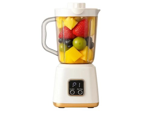 Hordozható USB Turmixgép és Smoothie Készítő, 3 Sebességfokozat, LED Kijelző, Fehér