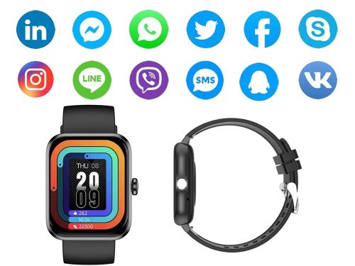 Y13 Bluetooth Hívásos Okosóra Férfiaknak és Nőknek – Aktivításmérő, Vérnyomás és Pulzusmérő Sportóra, Fekete Szilikon Szíjjal