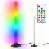 Led rgb modern dekoratív álló/asztali oszloplámpa, 40 cm, távirányítóval