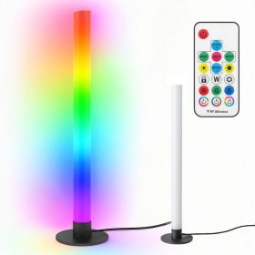   Led rgb modern dekoratív álló/asztali oszloplámpa, 40 cm, távirányítóval