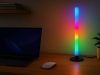 Led rgb modern dekoratív álló/asztali oszloplámpa, 40 cm, távirányítóval