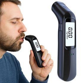 USB-tölthető alkoholszonda LCD kijelzővel, zsebméretű