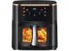 Nagy méretű zsírmentes fritőz, air fryer sütéshez 1400W, 10 l