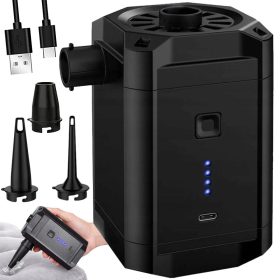   USB Elektromos matrac pumpa, LED fénnyel cserélhető tippekkel
